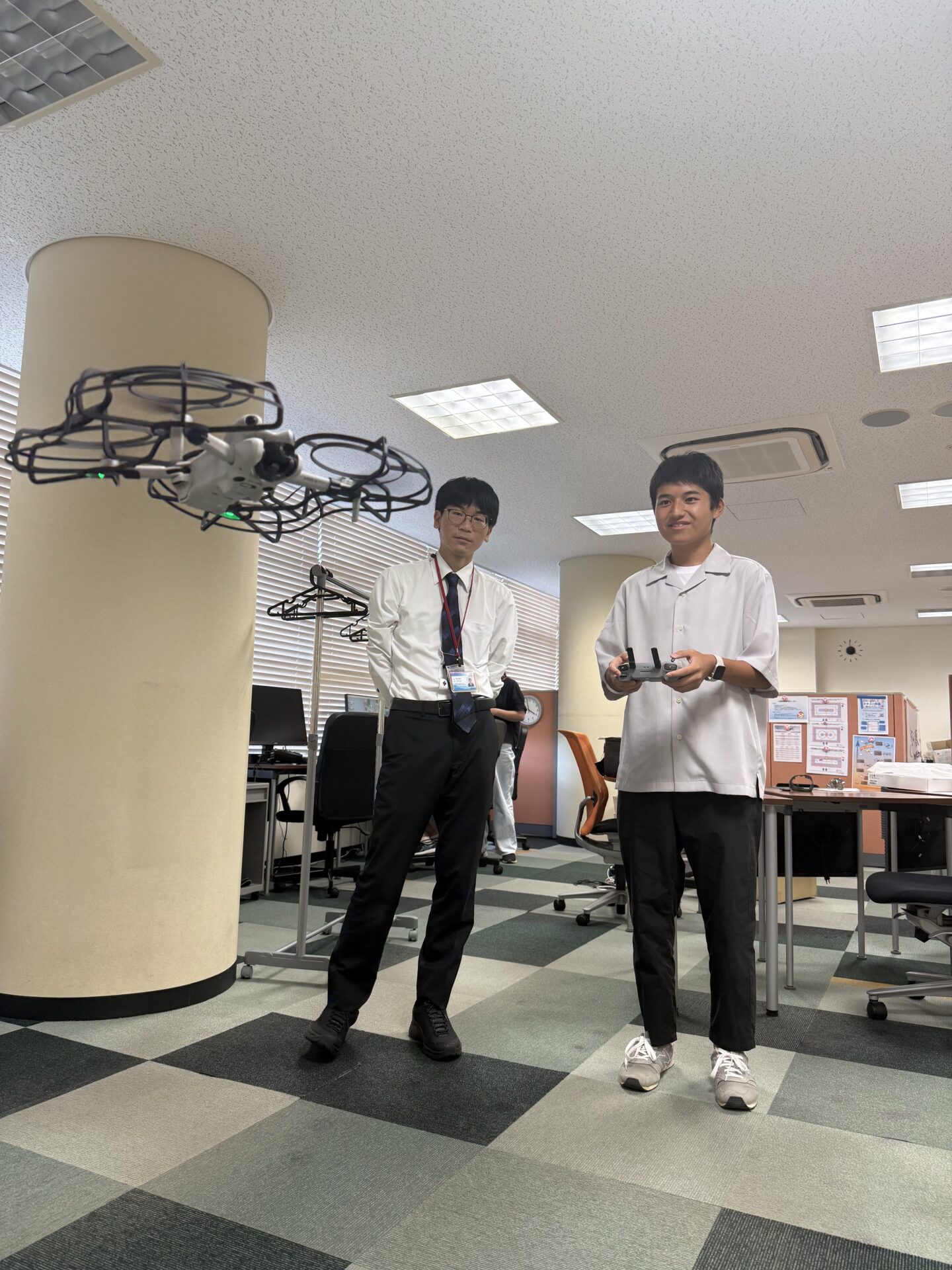 愛知三河 ドローン実機体験 離陸 着陸 操縦体験